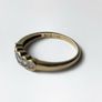9ct Yellow Gold Five-Stone CZ Ring Image 5