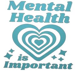 Mental health Iron on Decal.