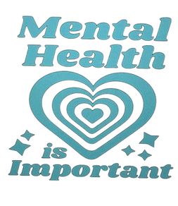 Mental health Iron on Decal.