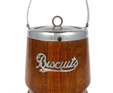 Vintage biscuit barrel