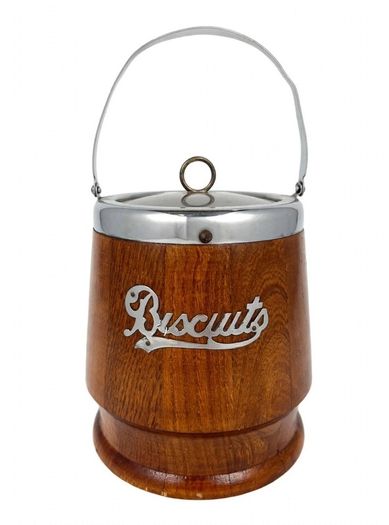 Vintage biscuit barrel