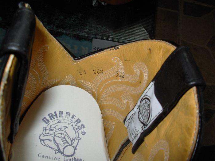 Oryginal Mexico Grinders black crocodile cowboy western work cowboy boots