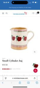 Nicholas Mosse Apple Cylinder Jug