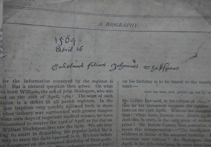 Antique (big and heavy) Imperial Shakespeare 1800s, Charles Knight, ,Volume 1