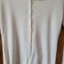 Pasin White Ribbed Long Sleeve Top / Shirt Image 3