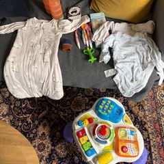 baby items - toy, vests, spoons etc