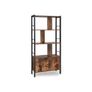 Bookcase with 4 Open Shelves, Spacious Living Room Cabinet, Image 3