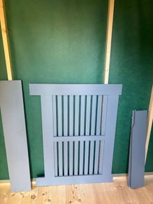 Radiator cover - grey - 110cm