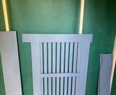Radiator cover - grey - 110cm