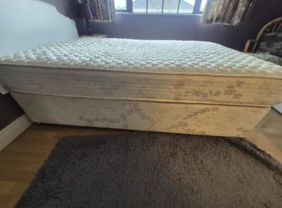 Small Double Large Single Bed with Headboard