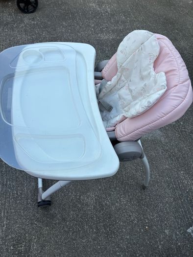 high chair pink, jole, 6-in-1 multifunctional