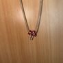 'H' charm silver necklace Image 2