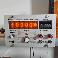 Grundig UZ144 vintage nixie tube freuqnecy counter