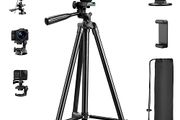 Phone Tripod Stand 40inch Universal Photography for Gopro iPhone Samsung Xiaomi Huawei Phone Aluminum Travel Tripode Par