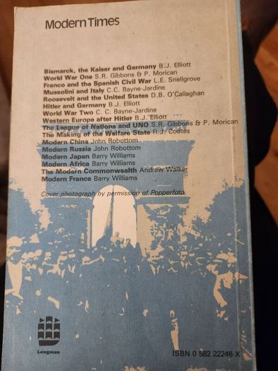 Modern France 1870-1976.  By Barry  Williams. Paperback In Good Condition. 38.