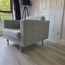 2 seater ikea sofa with matching armchair Image 4