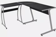 Computer Table Desk L-Shape Corner Office Sturdy Furniture - FREE DELIVERY NATIONWIDE