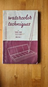 Watercolour Techniques By Frieda Hard. Paperback In Good Condition.