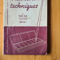 Watercolour Techniques By Frieda Hard. Paperback In Good Condition.