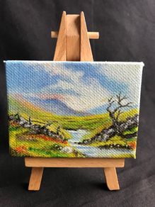 Miniature - Acrylic on Canvas - West of Ireland