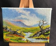 Miniature - Acrylic on Canvas - West of Ireland