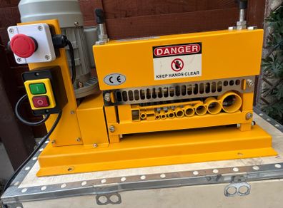 New  220v  Scrap Cable Stripping Machine 1mm-40mm, 10 Blades Wire Stripper Recycling Copper Cable Strippers