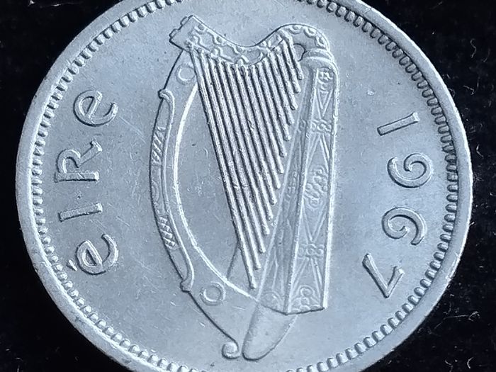 Ireland - 1967 - 3 Pence - Hare - AU - KM.12a - [#2053]