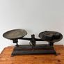 Antique French 5 Kilo Metal Weighing Scale with Weights Image 4