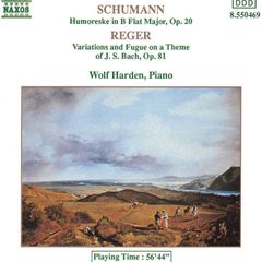 Schumann. Humoreske. Reger. Variations and Fugue. CD. Free Postage!