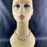 Gorgeous Vintage Gold Tone Enameled Choker Necklace Image 8