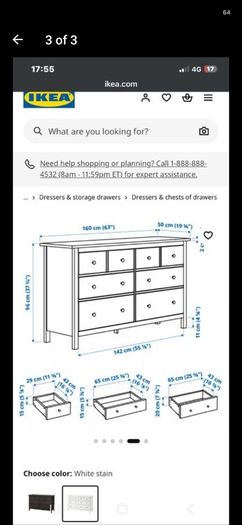 ikea chest of drawers hemnes