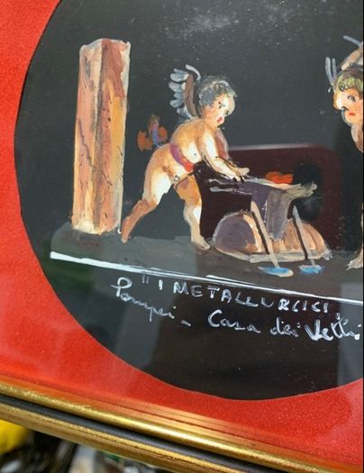Small painting by Antonio Caso