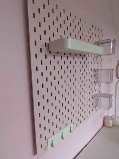 Ikea Peg Board Pink