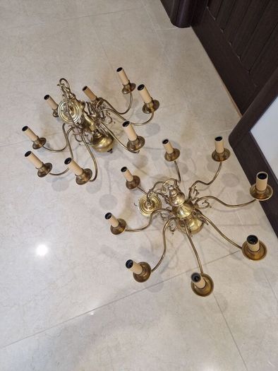 Brass ceiling lights