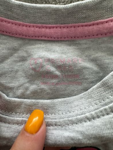 Long sleeved top for a girl, 116 cm, 5-6 years