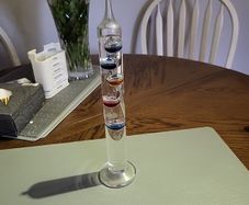 Galileo thermometer