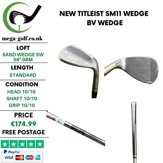New Titleist SM11 Wedge Sw 56 Degree.08M / Bv Wedge