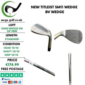 New Titleist SM11 Wedge Sw 56 Degree.08M / Bv Wedge
