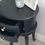 Navy Vintage Style Side Table Image 4