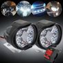 2pcs 6LED Motorcycle Auxiliary Spot Lights+1pc Switch, External LED Driving Headlights, High Brightness Image 4