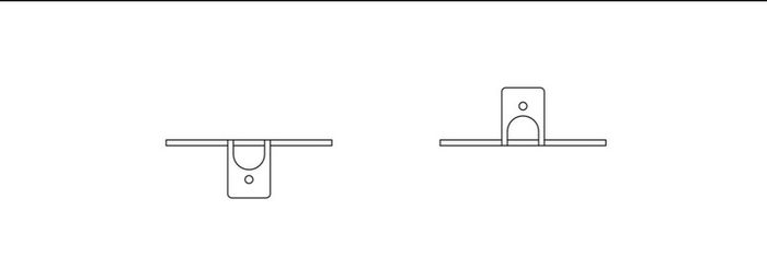 Brass Wall Plant Hanger - 2 different sizes Priced Individually