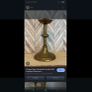 brass candle holder Image 9