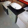 Hib 600 Sage unit marble top and bowl Image 4