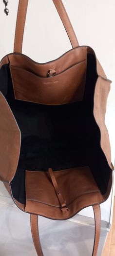 Massimo Dutti Nappa Leather Maxi Tote Bag