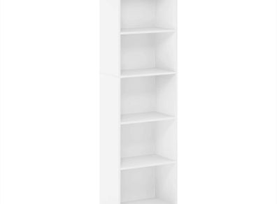 Luder 5-tier Reversible Color Open Shelf Bookcase Multiple Colours Available, See Photos
