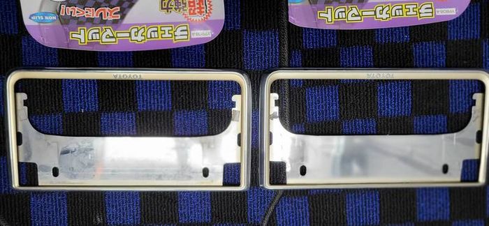 toyota jdm number plate surround