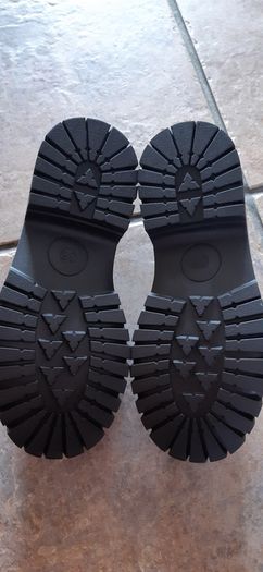 Black loafers