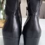 MARCO TOZZI black leather python print pointed ankle boots Sz 41 (Fit 7.5-8UK) - Rrp 115 (New) Image 8