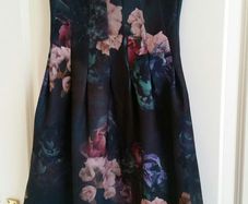 H&M Floral Boob Tube Dress - Size 6