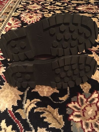 Zara Leather Boots size EU-33, UK-1